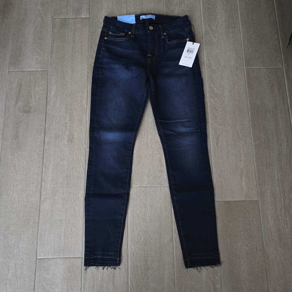 7 for all mankind b(air) ankle super skinny jeans
